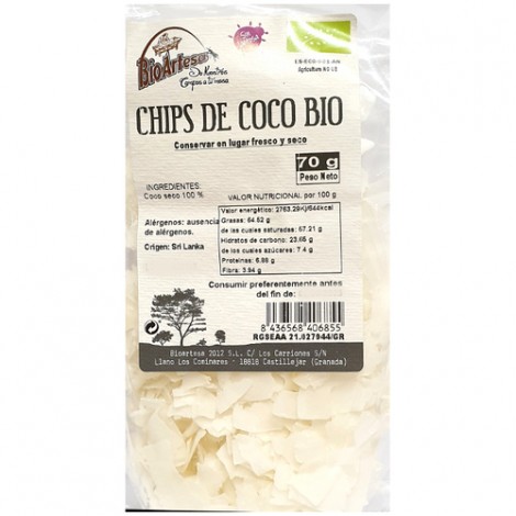 CHIPS COCO 250G - BIOARTESA