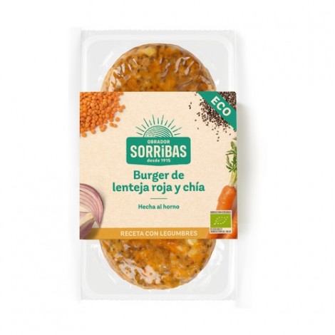 BURGER LENTEJA ROJA Y CHIA...